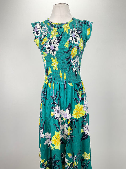 Vestido Verde Floral Elizabeth Nicole