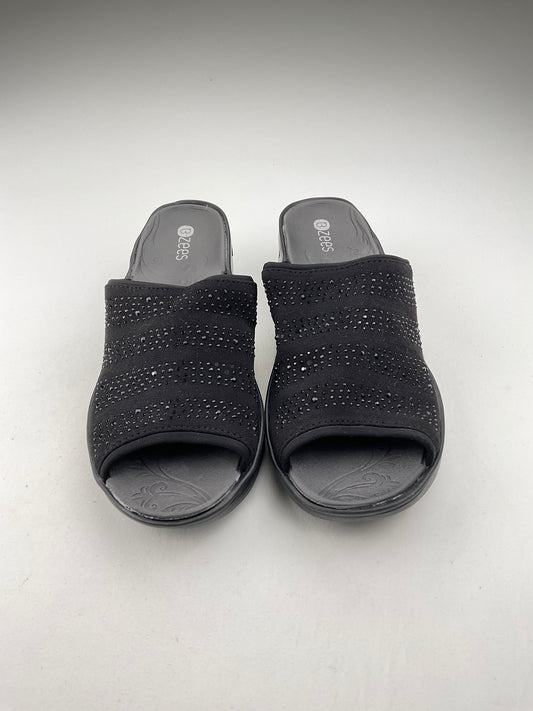 Zapatilla Negro Plataforma Zees