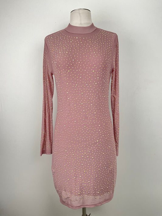 Vestido Nude de Brillo Charlotte Russe