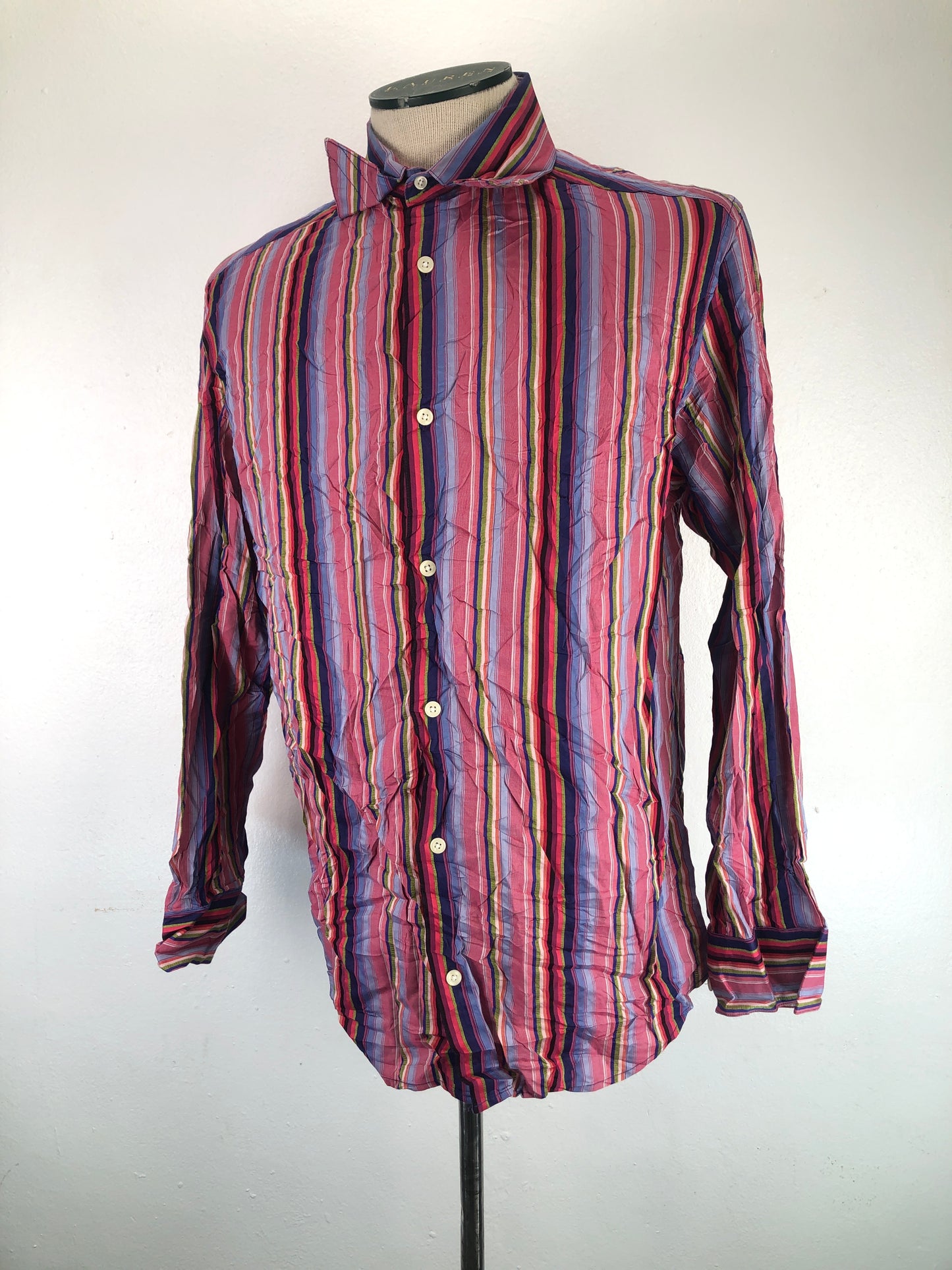 Camisa Multicolor De Rayas Clairborne