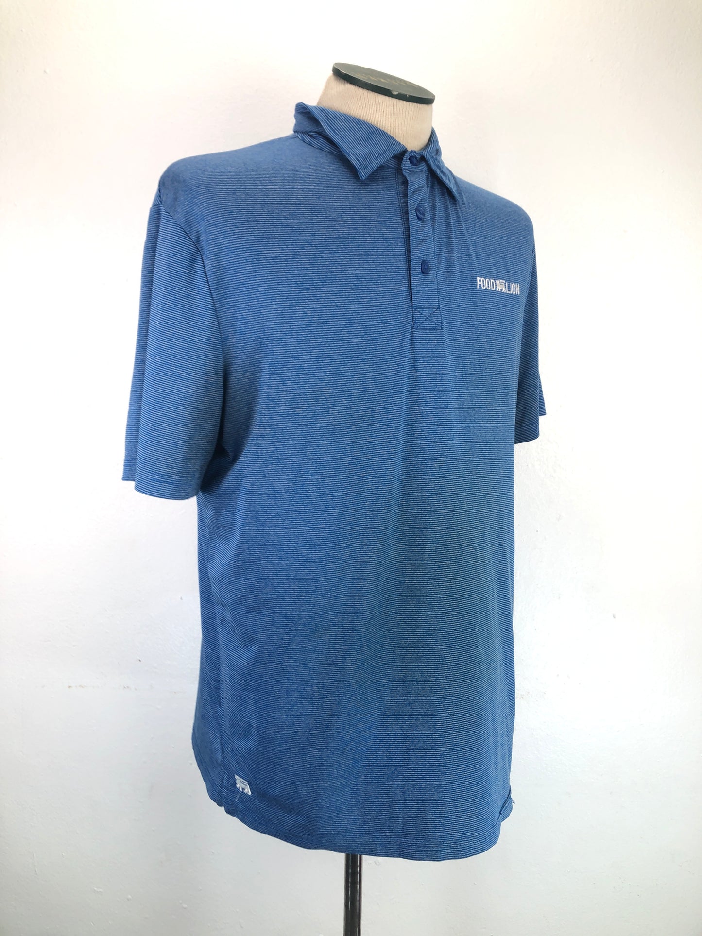 Camiseta Azul de Rayas Image Solutions