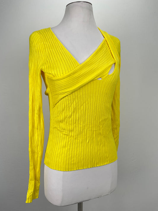 Blusa Amarillo de Rayas International Concepts