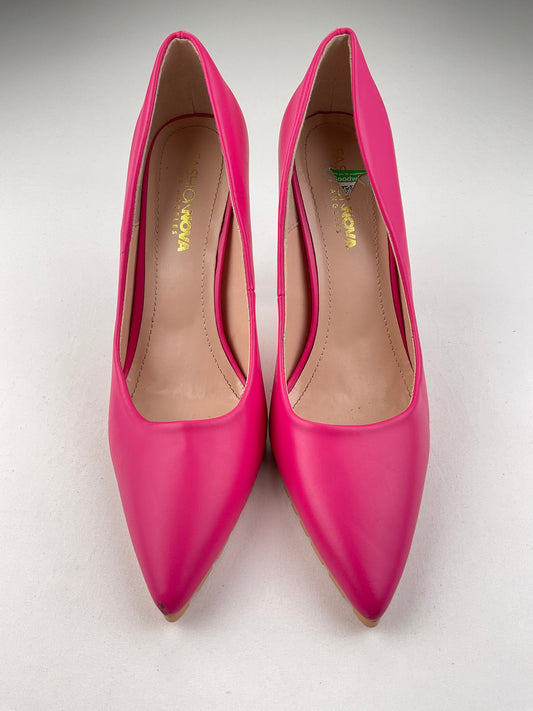 Zapatos Rosado de Tacón Fashion Nova