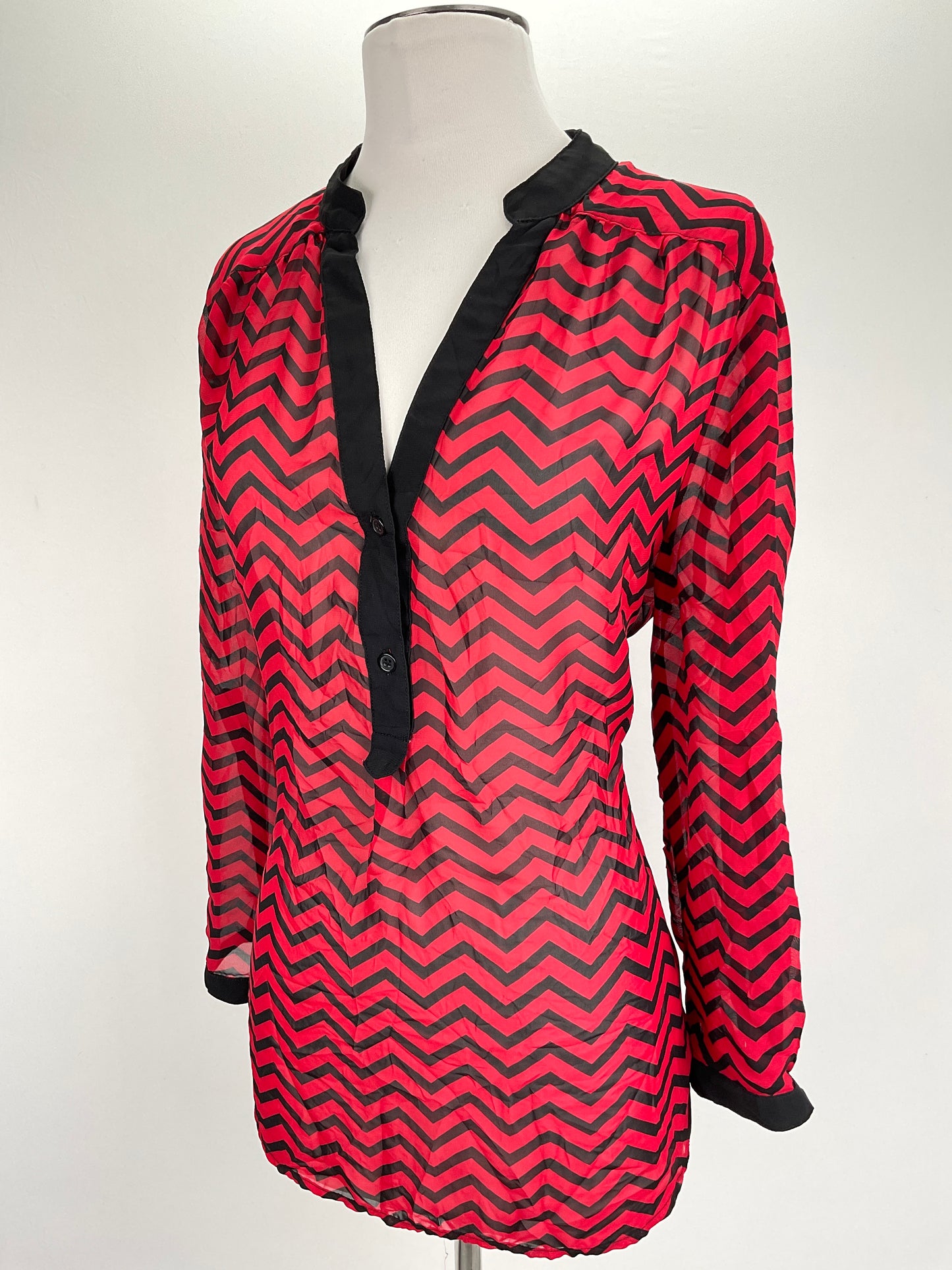 Blusa Rojo Rayas Tacera