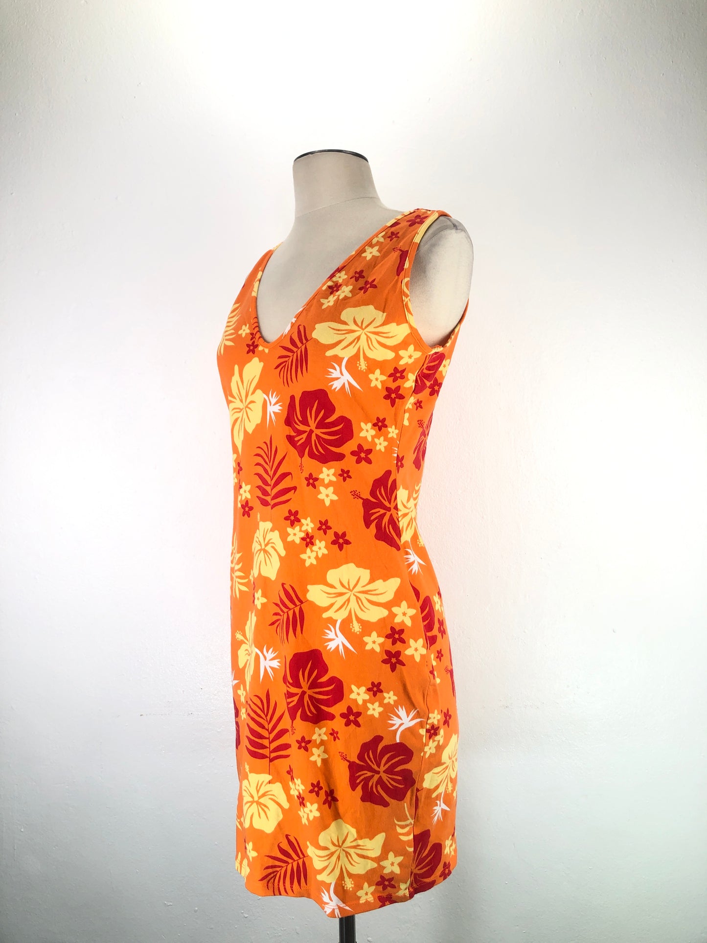 Vestido Naranja de Flores Wild Fable