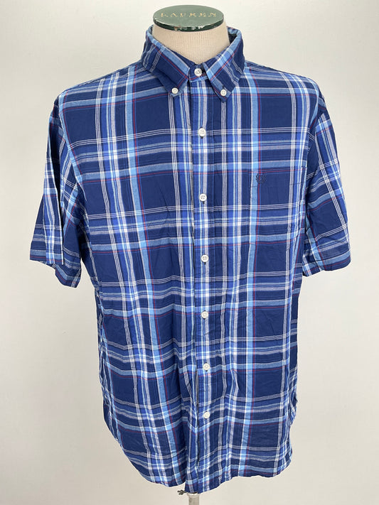 Camisa Azul de Cuadro Chaps