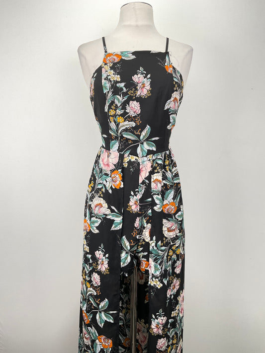 Enterizo Negro Floral Band of Gypsies