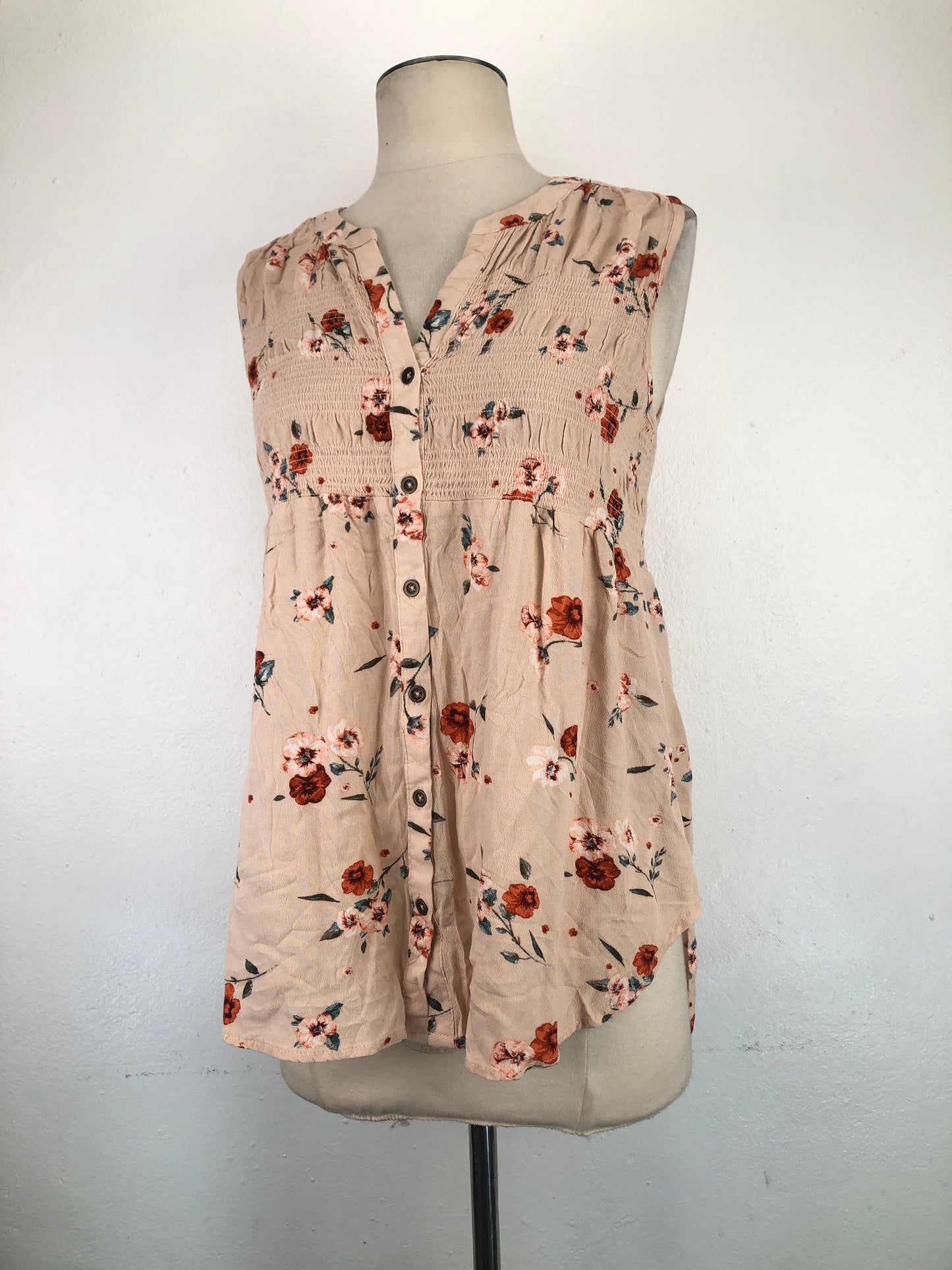 942550Blusa Crema De FloresKno Rose