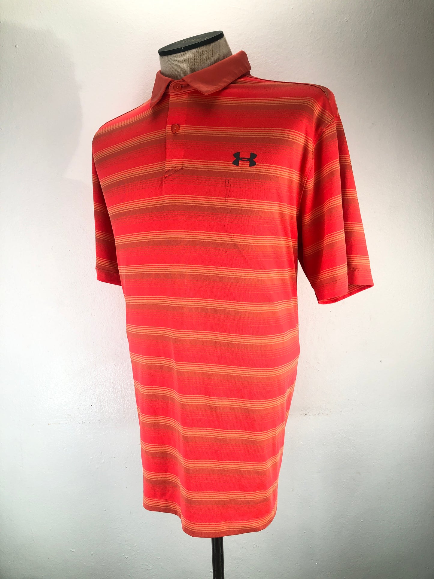 Camiseta Naranja de Rayas Under Amour