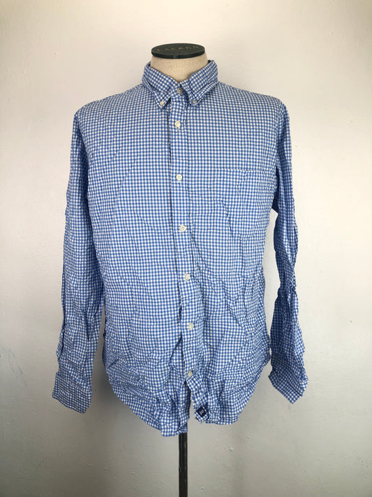 Camisa Azul Claro De Cuadro Jcp
