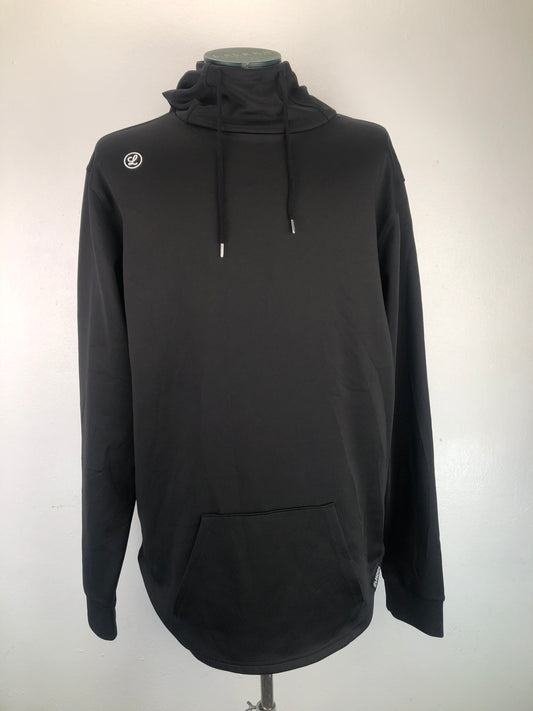 Abrigo Negro Con gorro Legends