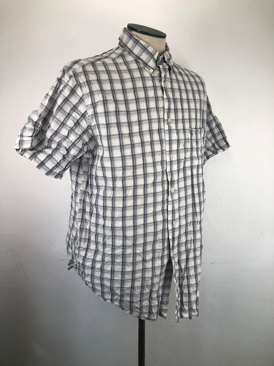 Camisa Crema De Cuadro Roundtree Yorke