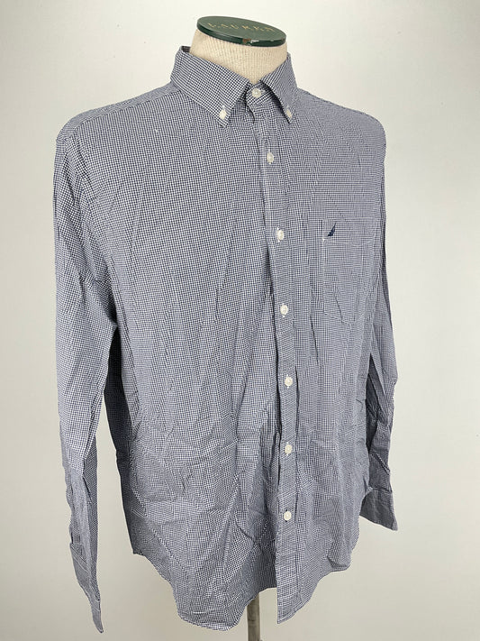 Camisa Gris de Cuadro Nautica