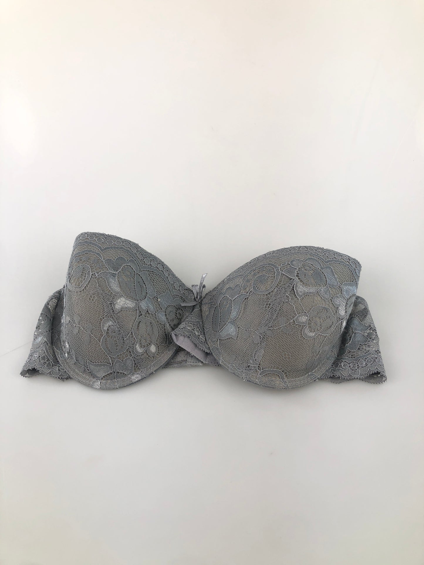 Brasier Gris Floral Inteco Intimates
