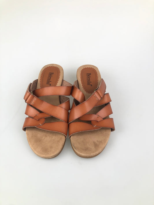 Zapatilla Marron Plataforma Bjorndal