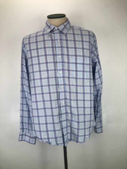 Camisa Azul claro de Cuadro George