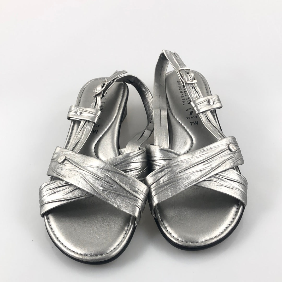 Sandalia Gris Italian Shoemakers