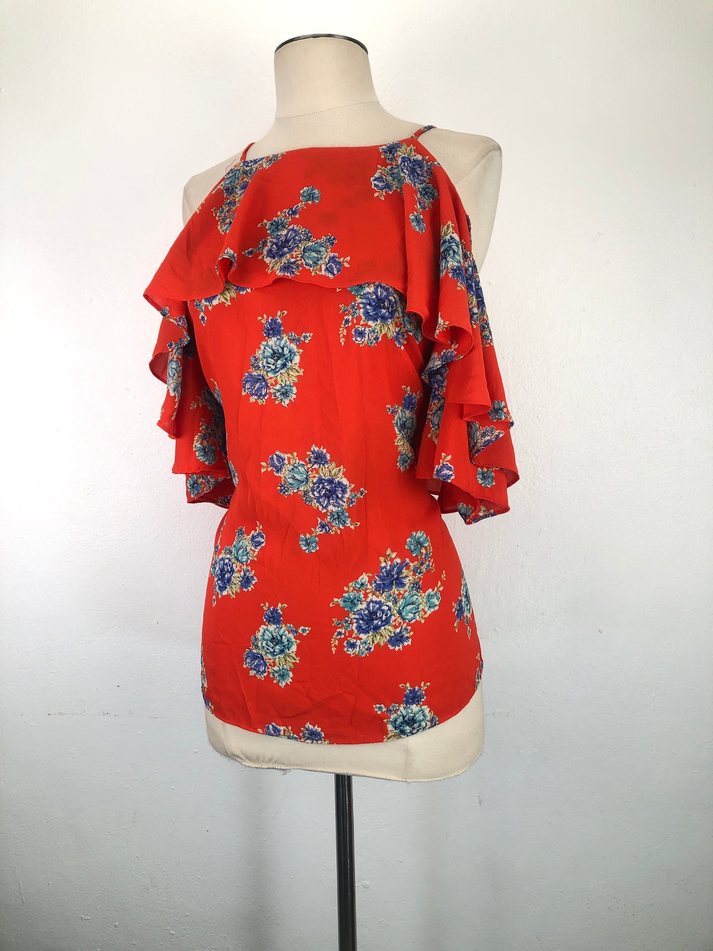 Blusa Naranja de Flores Story
