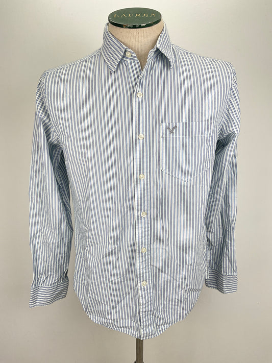 Camisa Azul claro de Rayas American Aegle