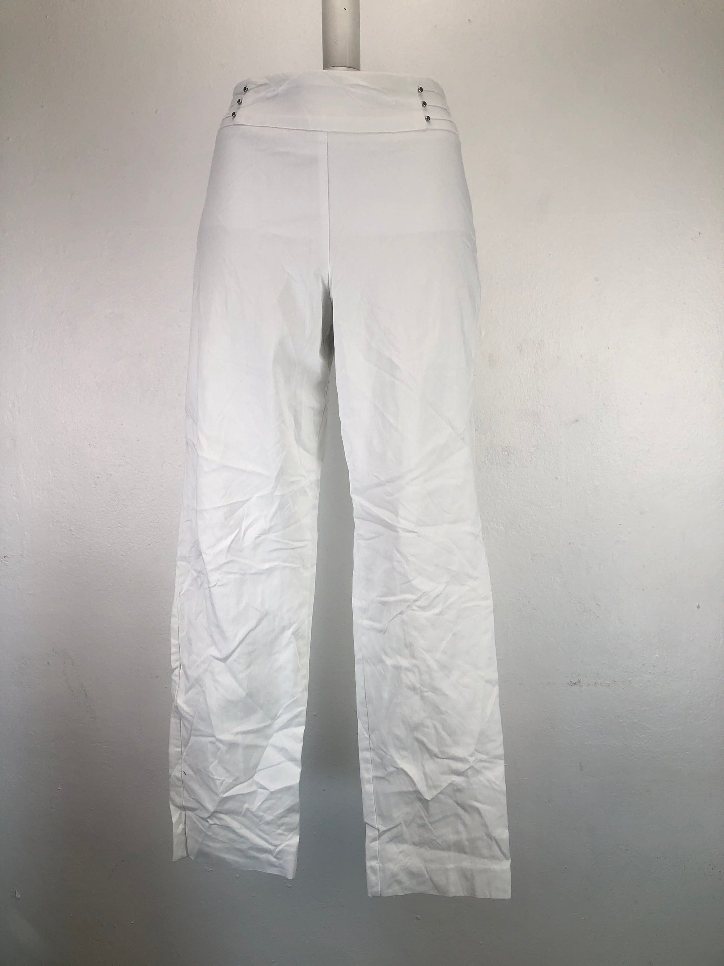 Pantalon Blanco De Vestir Jm
