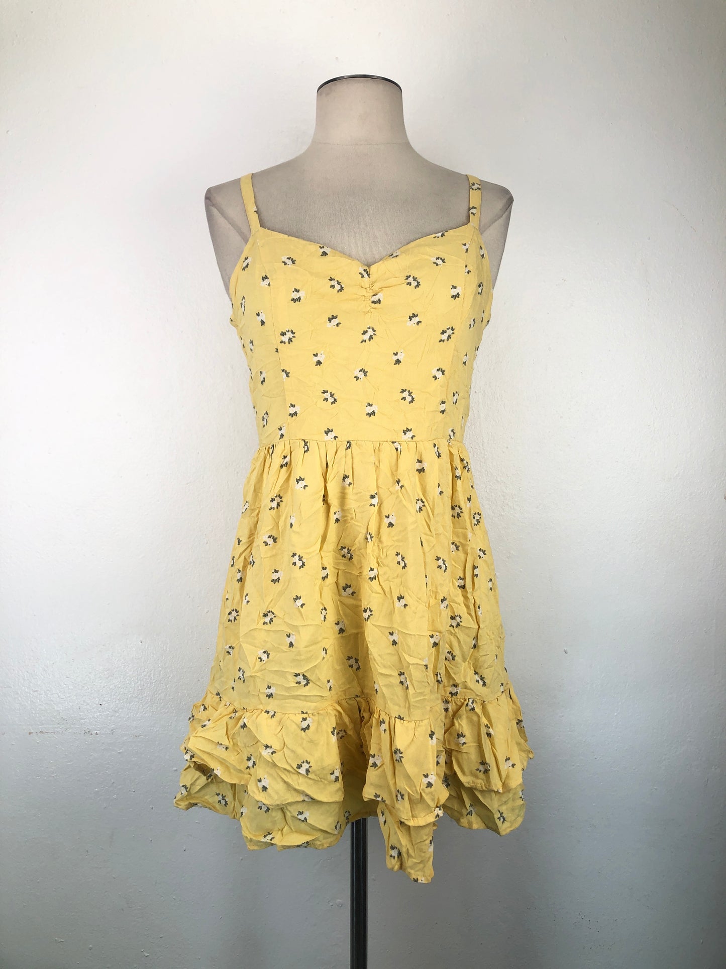 Vestido Amarillo Holister