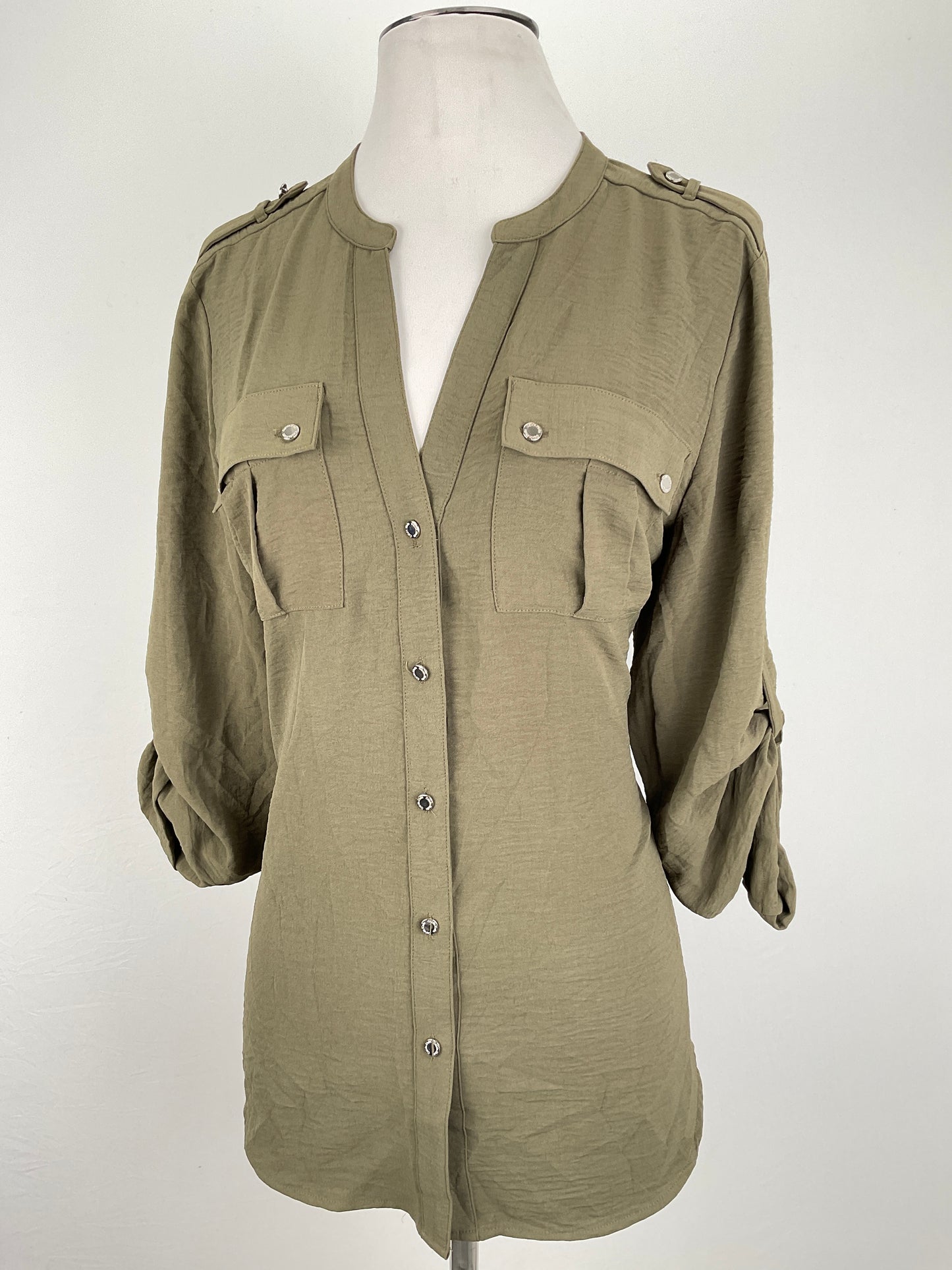 Blusa Verde militar Calvin Klein