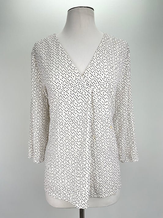 Blusa Crema de Lunares Ann Taylor