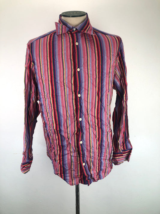 Camisa Multicolor De Rayas Clairborne