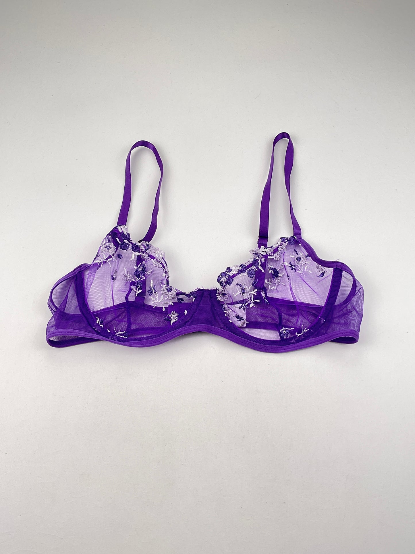 Brasier Morado Floral Variangis