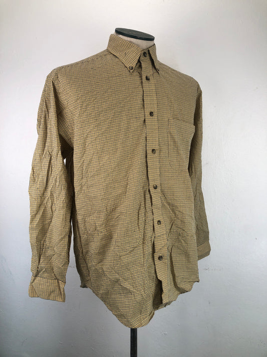 Camisa Amarillo de Cuadro Wrink Lefree