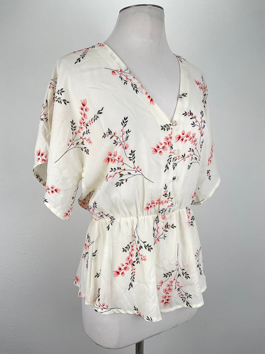 Blusa Blanco Floral Sienna Sky