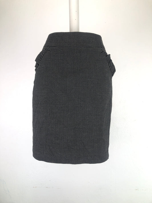 Falda Negro de Lunares Loft