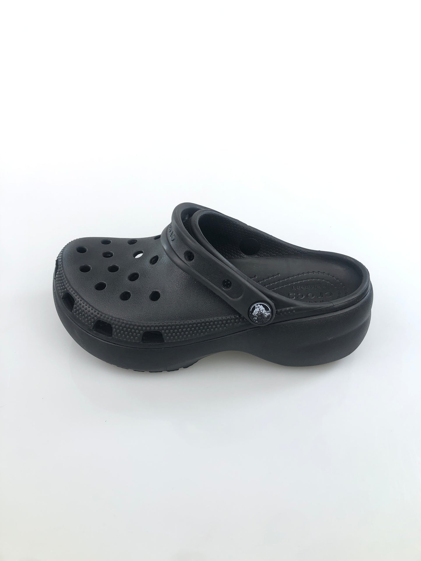 Sandalia Negro Plataforma Crocs