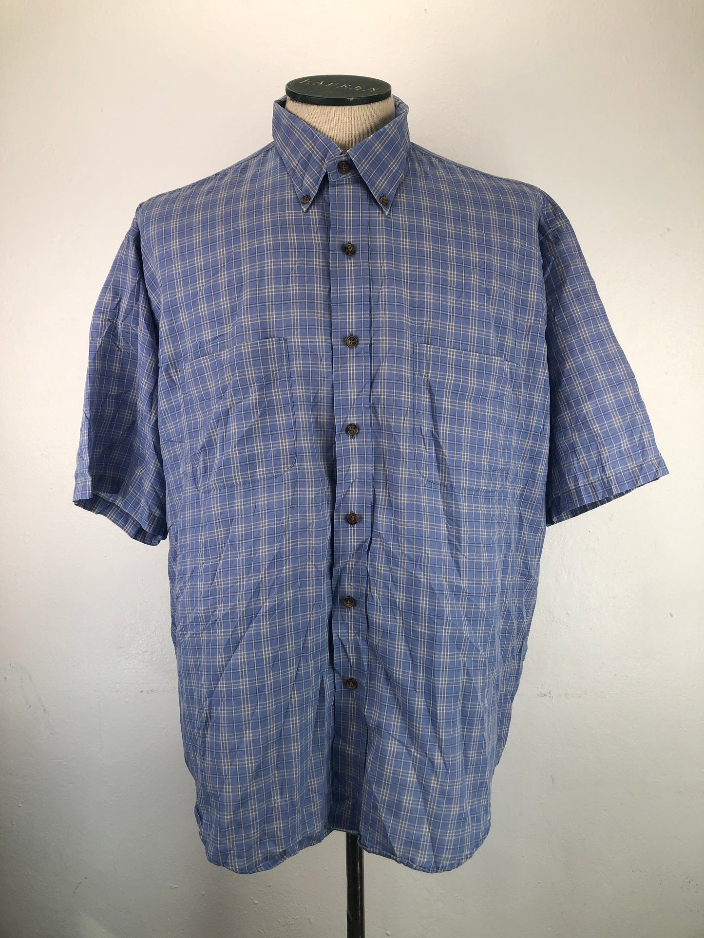 Camisa Turquesa De Cuadro van heusen