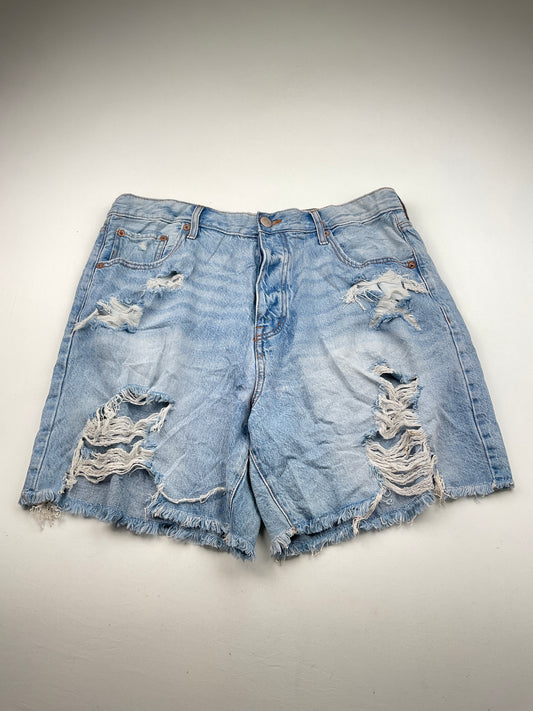 Short Jeans Azul claro Aeropostale