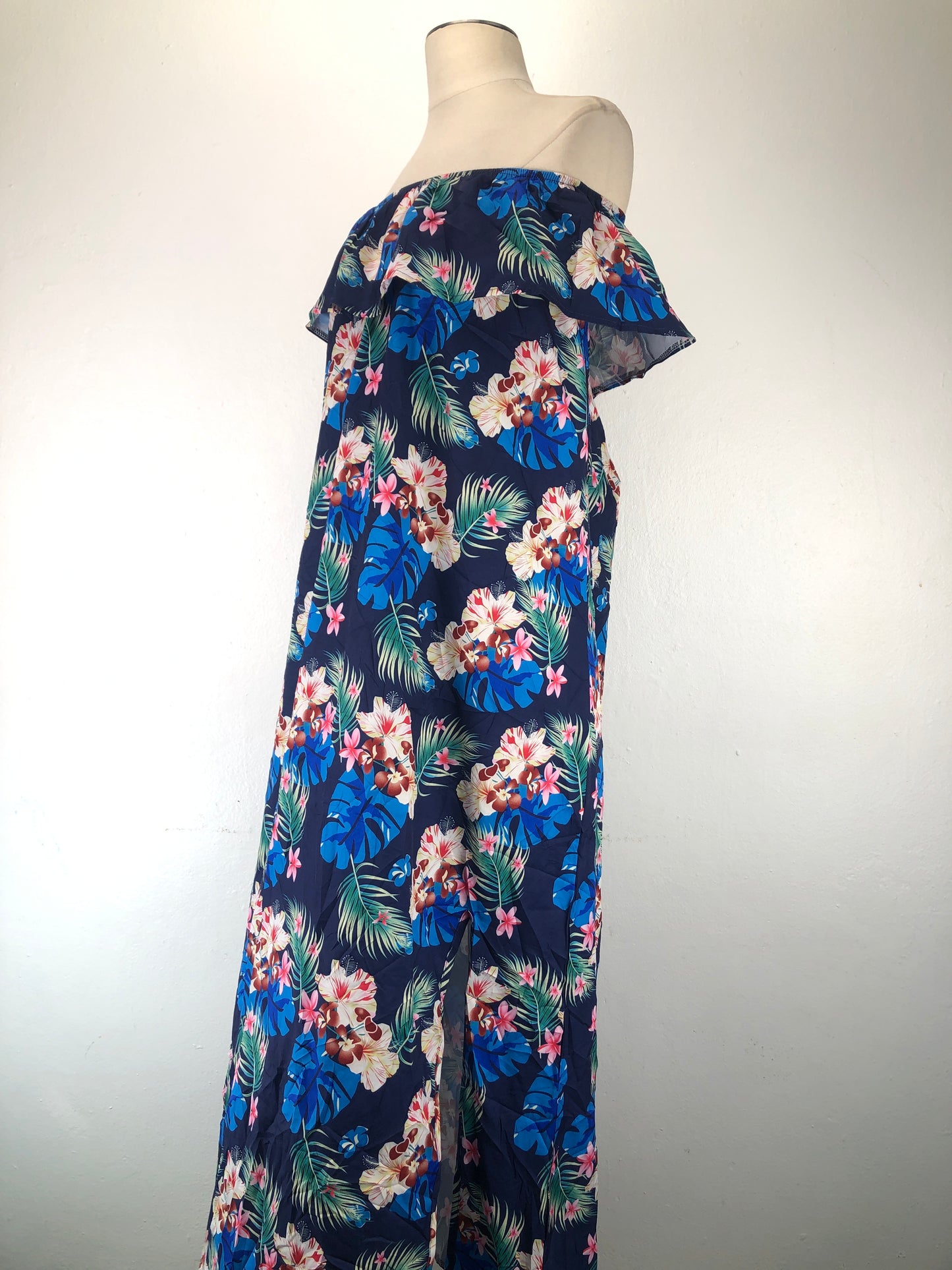 Vestido Azul marino de Floral Variangis