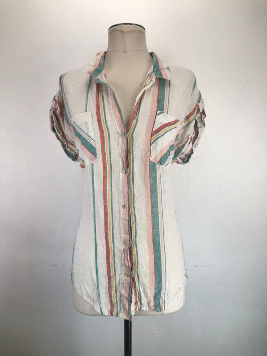 Camisa Multicolor de Rayas Thread Suppyy