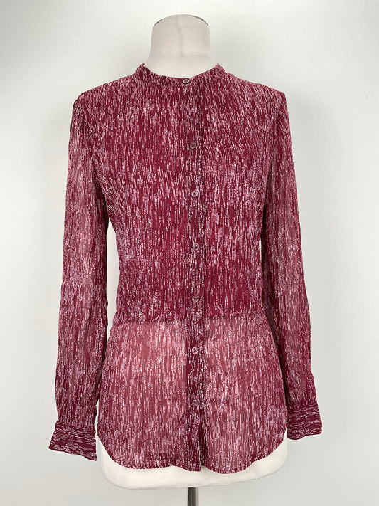 Blusa Rojo vino Banana Republic