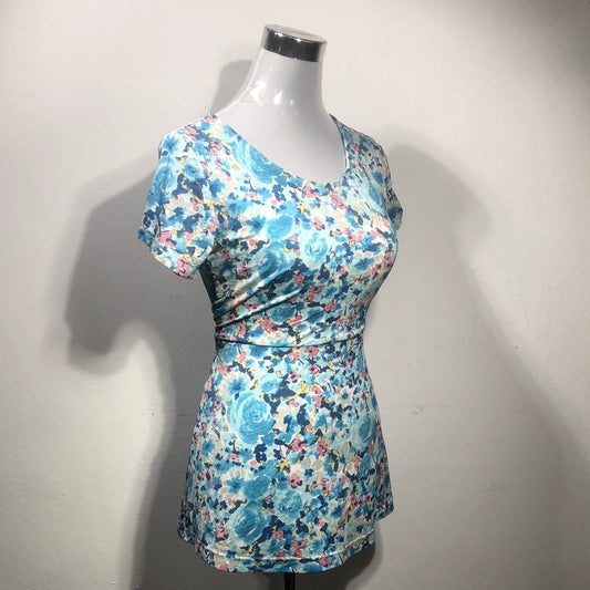 Blusa Azul de Flores Plain Sailing