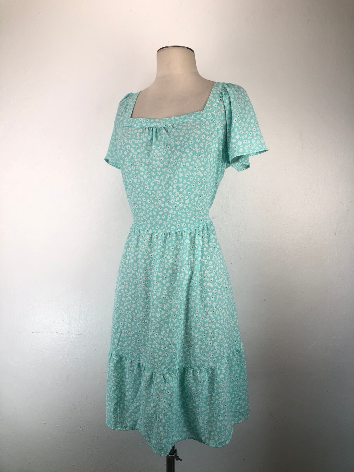 Vestido Verde Floral Monteau