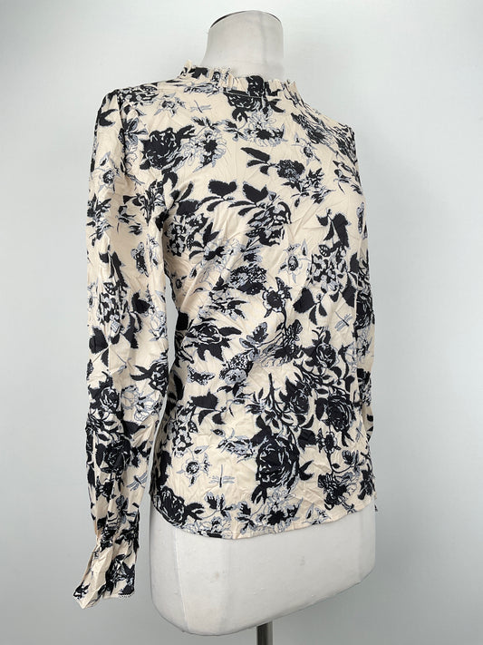 Blusa Crema Floral Variangis