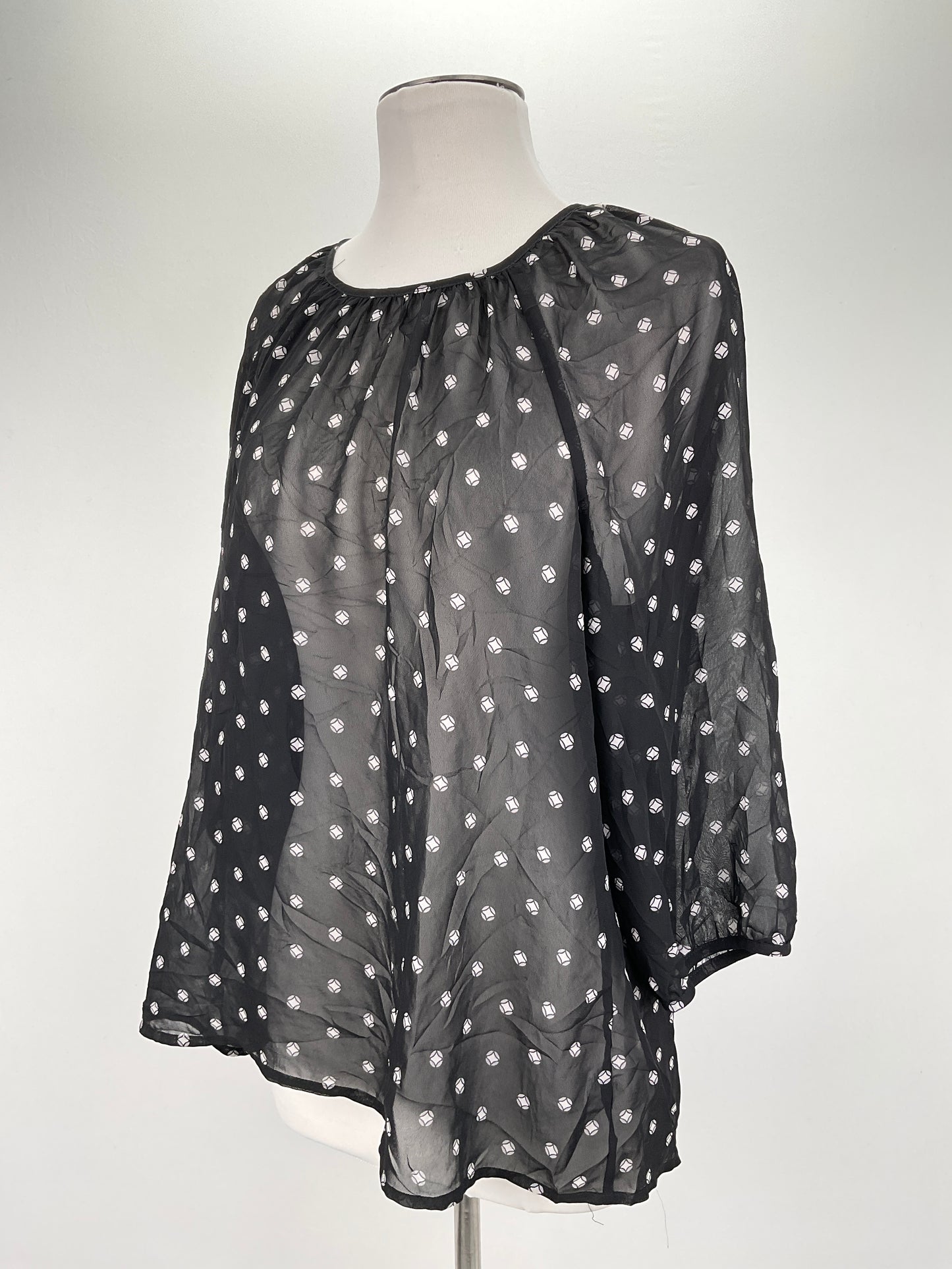 Blusa Negro de Lunares Old Navy