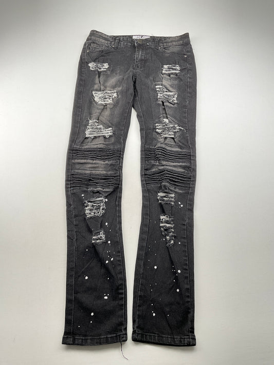 Pantalón Jeans Negro Hustle Jeans