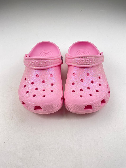 Sandalia crocs rosado