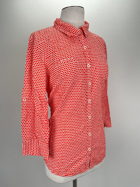 Camisa Naranja de Lunares Van Heusen