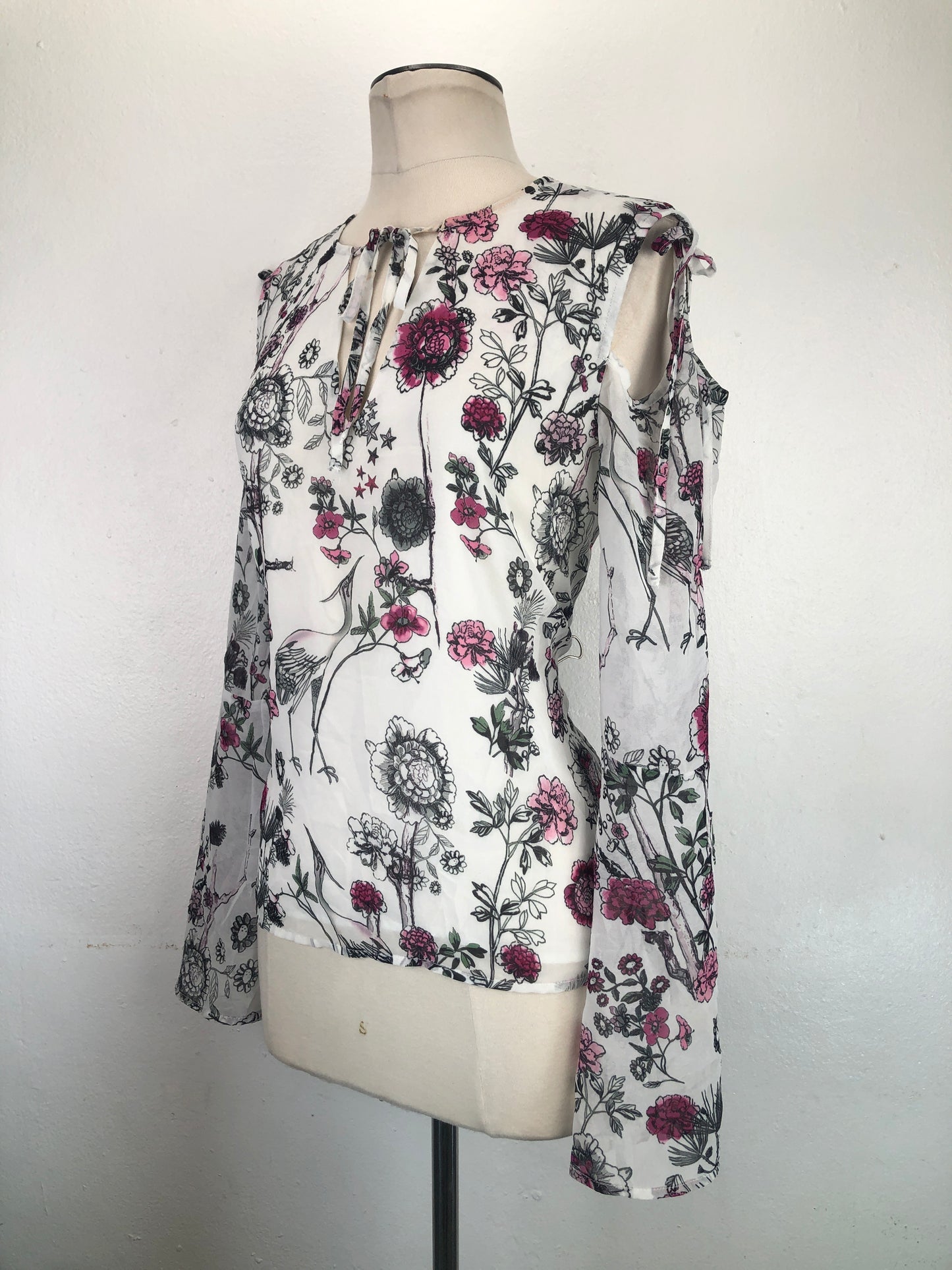 Blusa Blanco Floral Buffalo