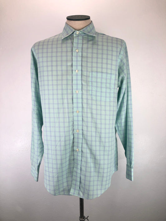 Camisa Verde Limon de Cuadro Brooks Brothers