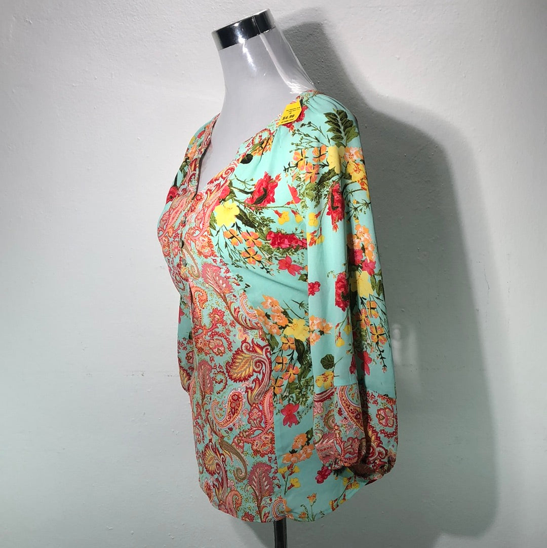 Blusa Multicolor Fig and Flower