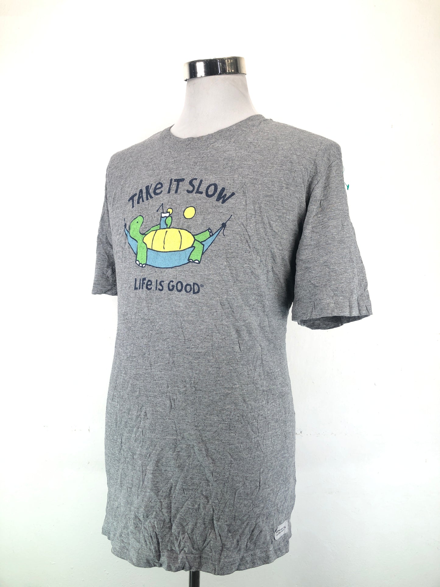 Camiseta Gris Life Is Good