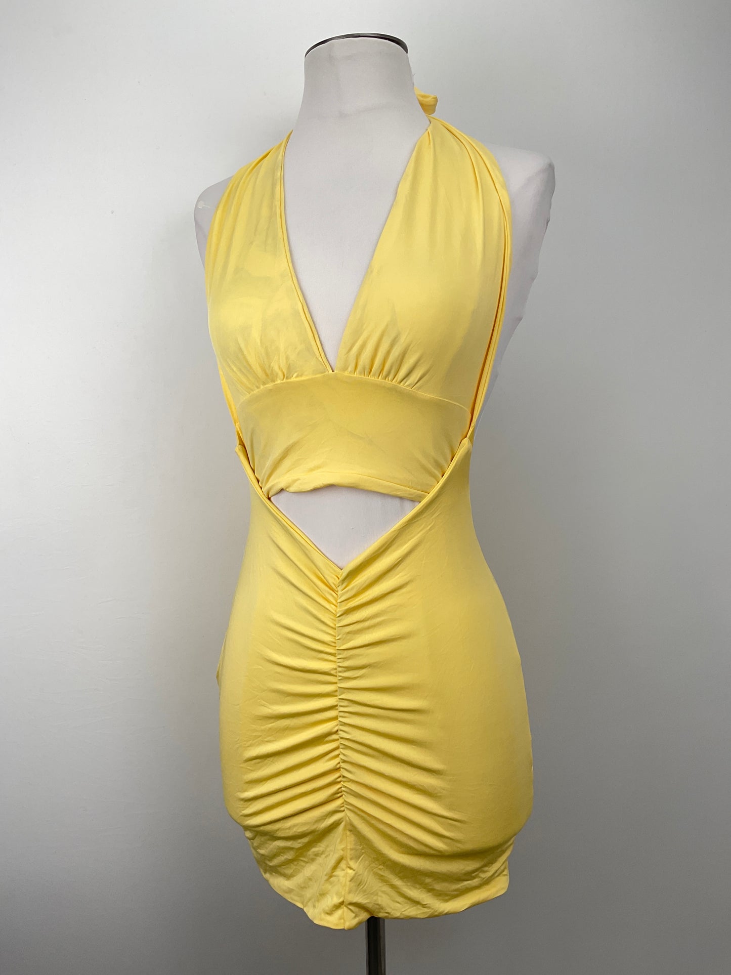 Vestido Amarillo Shein
